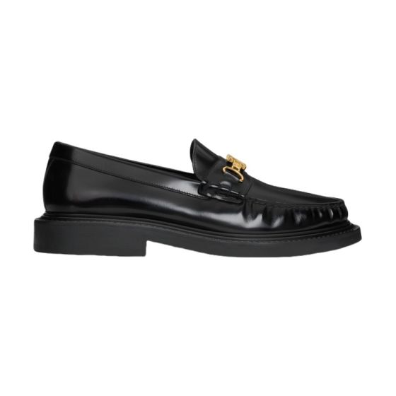 CELINE UNIVERSITÉ TRIOMPHE CHAIN LOAFFER in POLISHED BULL