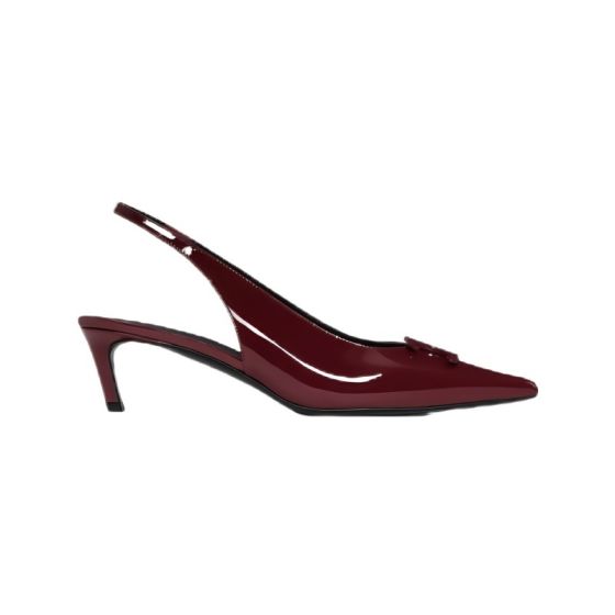 CELINE ALMA TRIOMPHE SLINGBACK in PATENT CALFSKIN