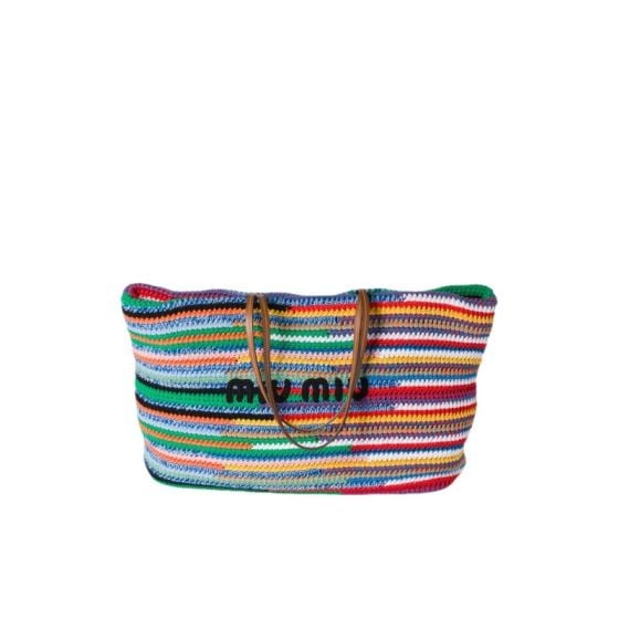 MIU MIU Crochet tote bag