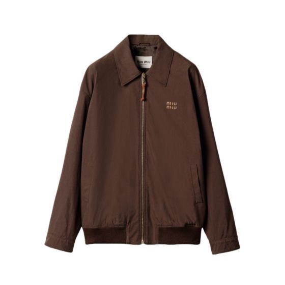 MIU MIU Panama cotton blouson jacket