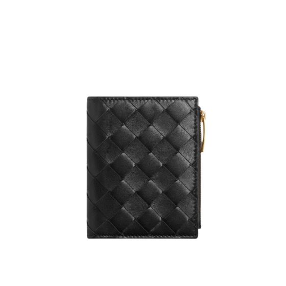 Bottega Veneta Intrecciato Small Bi-Fold Wallet
