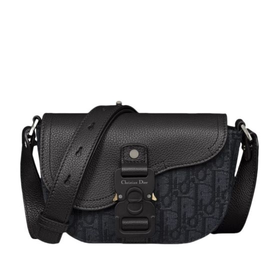 Dior Mini Saddle Messenger Bag with Flap