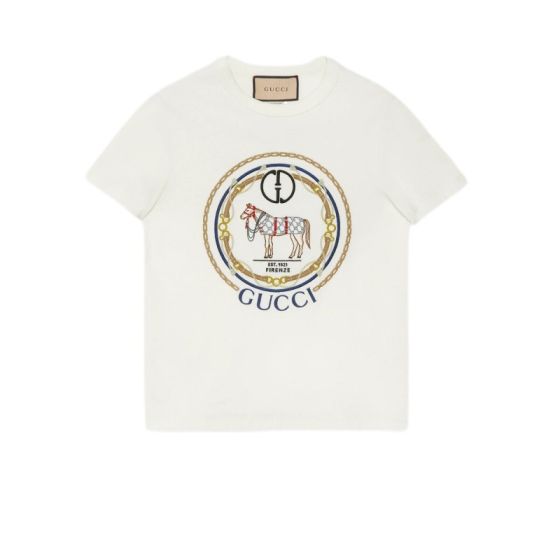 Gucci Cotton jersey T-shirt with Interlocking G