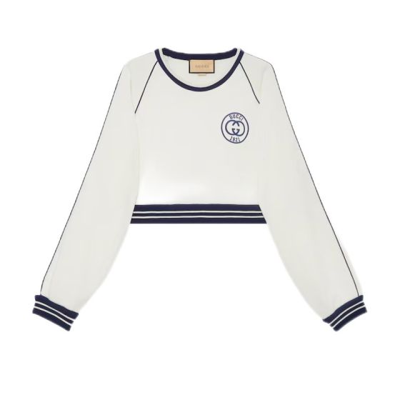 Gucci Cotton jersey sweatshirt with embroidery