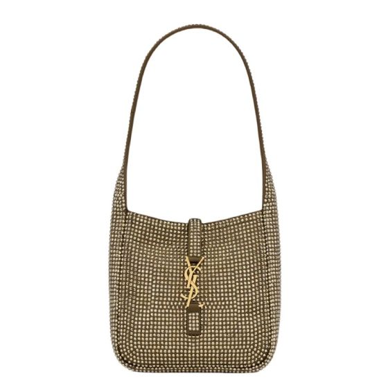 YSL LE 5 À 7 supple baby in silk satin and crystals