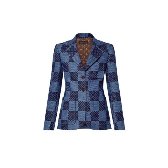 LV Damier Denim Preppy Blazer