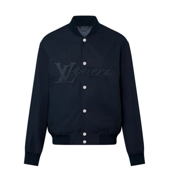 LV Embroidered Cotton Bomber