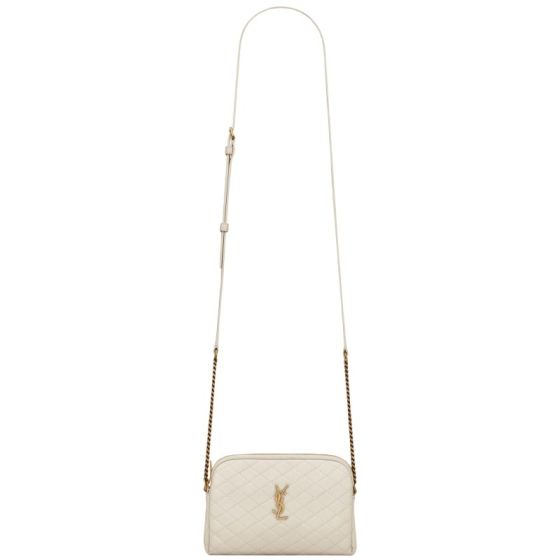 YSL GABY ZIPPERED POUCH IN LAMBSKIN