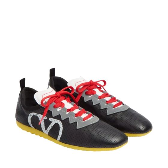 Valentino CHROMATHON SNEAKER IN PERFORATED NAPPA