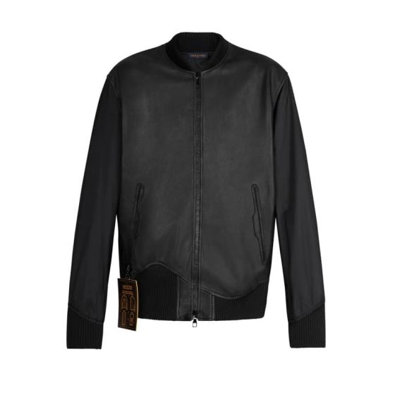 LV Reversible Leather Nylon Jacket