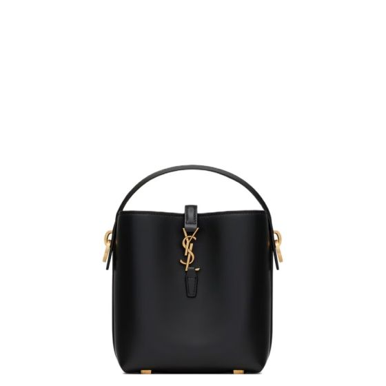 YSL LE 37 mini in shiny leather