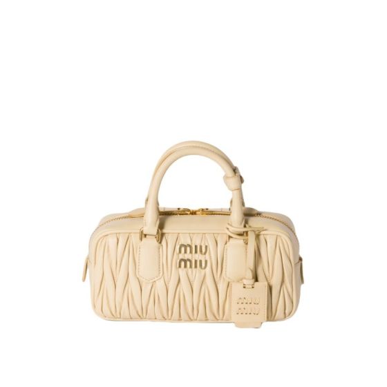 MIU MIU Arcadie matelassé nappa leather bag
