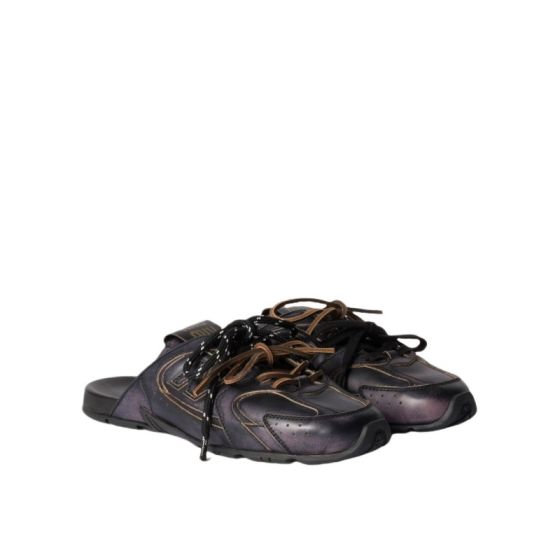 New Balance X Miu Miu 530 SL deco calf leather mules