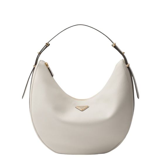 Prada Arqué large leather shoulder bag