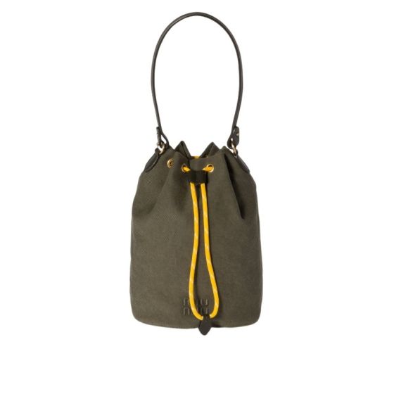 MIU MIU Gabardine pouch