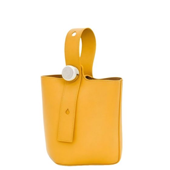 LOEWE Mini Pebble bucket in smooth calfskin