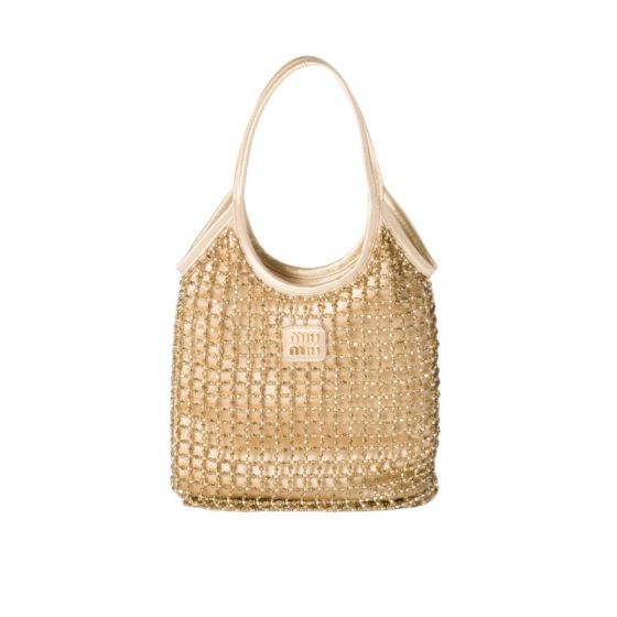 MIU MIU IVY beaded duchesse bag