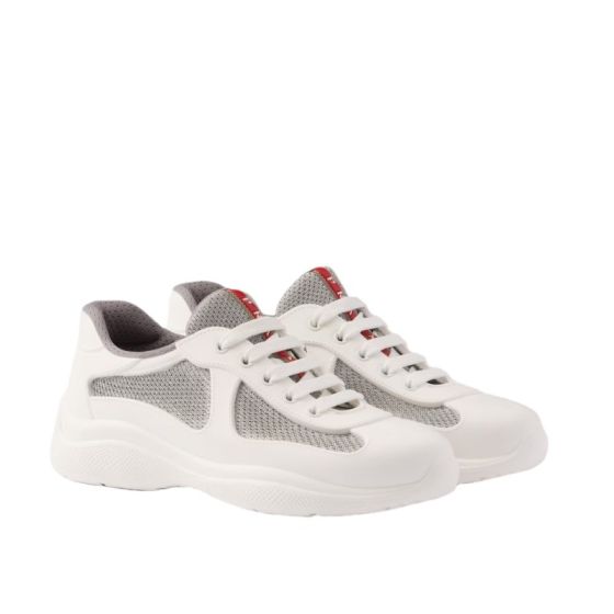 Prada America's Cup Soft rubber and bike fabric sneakers