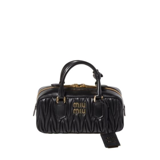 MIU MIU Arcadie matelassé nappa leather bag