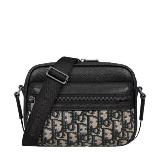 Dior Mini Rider 2.0 Zipped Messenger Bag