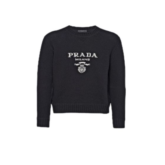 Prada Wool and cashmere crew-neck sweater