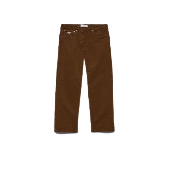Prada Wide-legged corduroy pants