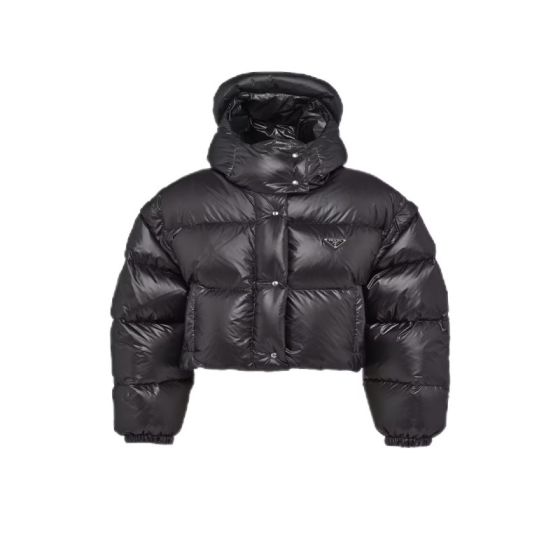 Prada Re-Nylon convertible cropped down jacket