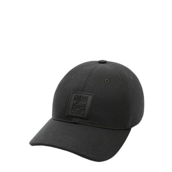LOEWE Patch cap in canvas