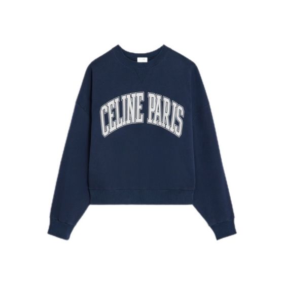oversized Celine sweatshirt in cotton fleece