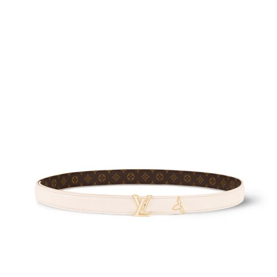 Pretty LV Enamel 20mm Reversible Belt