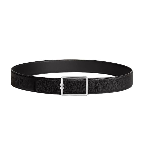 Hermès Tube H belt buckle & Reversible leather strap 38 mm