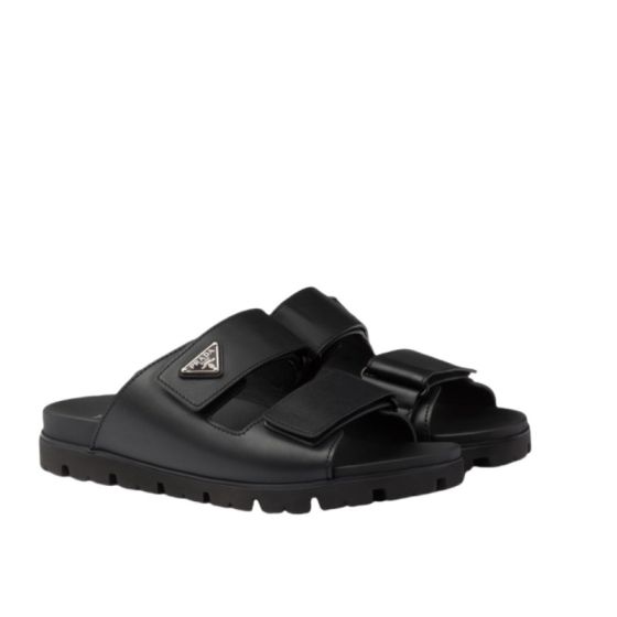 Prada Leather strap sandals