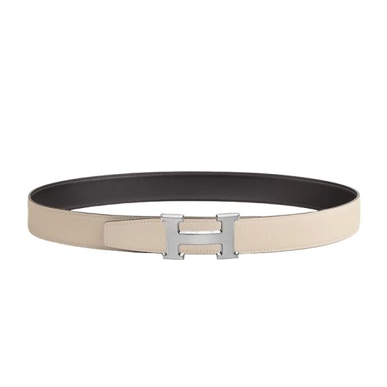 Hermès H belt buckle & Reversible leather strap 32 mm