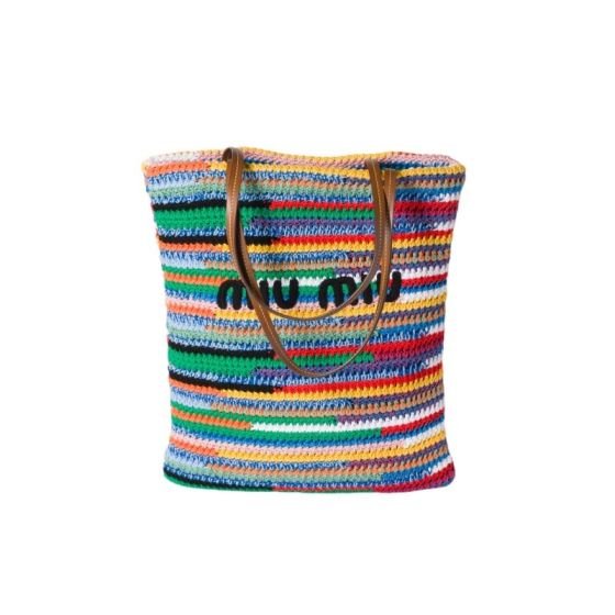 MIU MIU Crochet tote bag