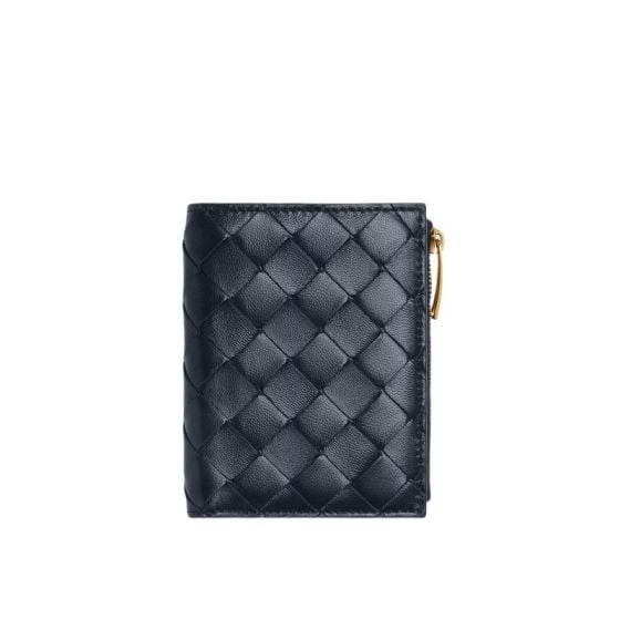 Bottega Veneta Intrecciato Small Bi-Fold Wallet
