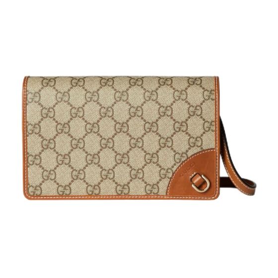 Gucci GG Emblem super mini shoulder bag