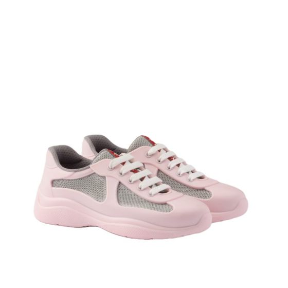 Prada America's Cup Soft rubber and bike fabric sneakers