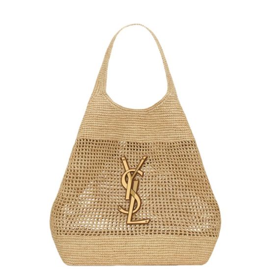 YSL ICARE IN RAFFIA