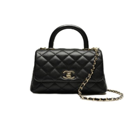 CHANEL Mini Flap Bag with Top Handle