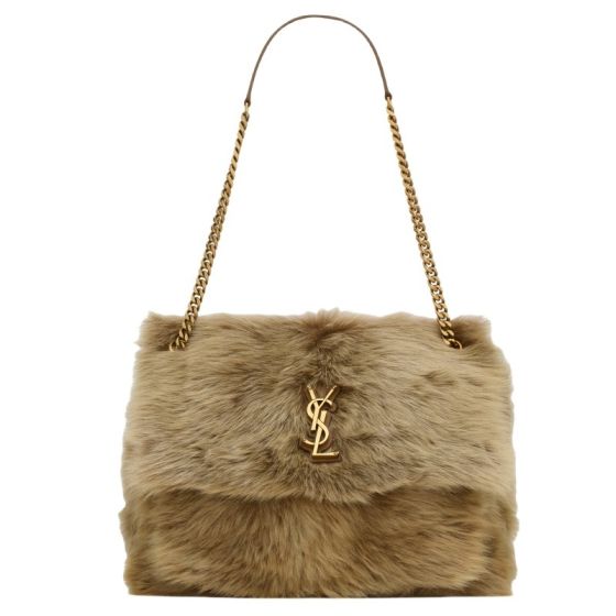 YSL NIKI large in shearling
