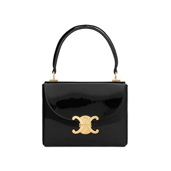 Celine SMALL BOX BLANDINE IN PATENT CALFSKIN