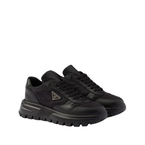 Prada Prax 01 Re-Nylon and leather sneakers
