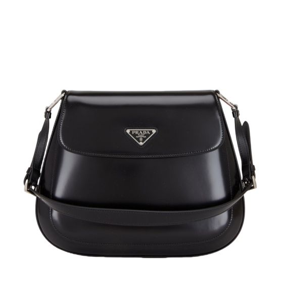 Medium Prada Cleo brushed leather shoulder bag