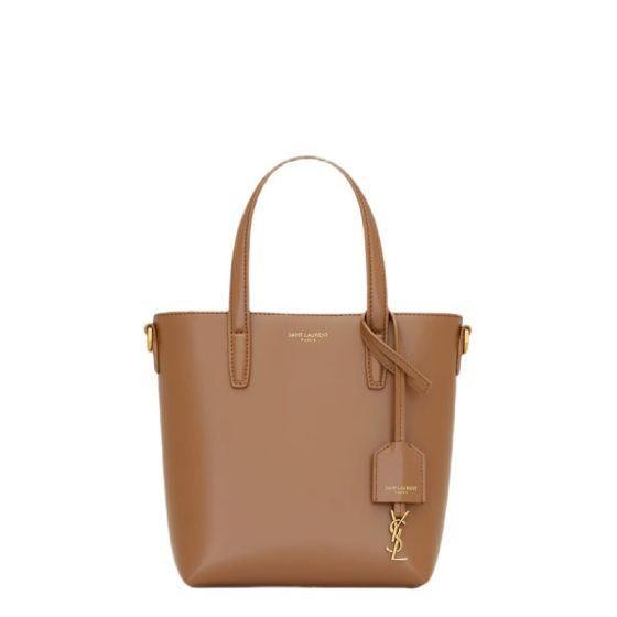 YSL Mini Toy SHOPPING SAINT LAURENT in box leather