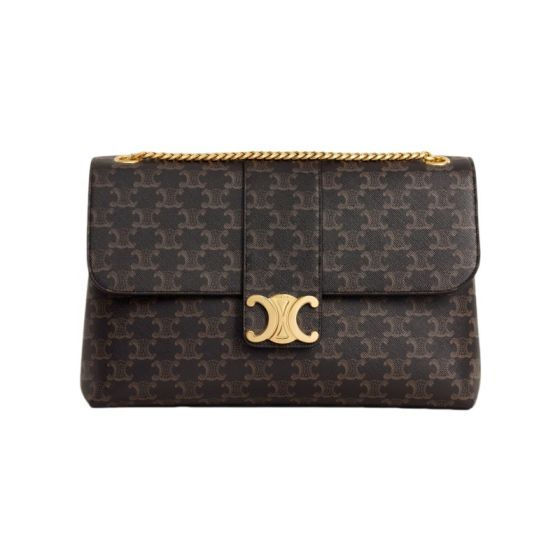 LARGE CELINE VICTOIRE BAG IN TRIOMPHE CANVAS