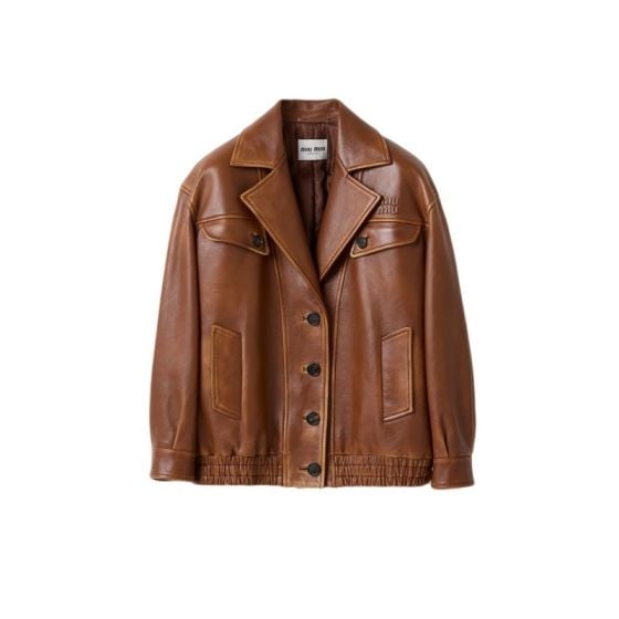 MIU MIU Nappa leather jacket