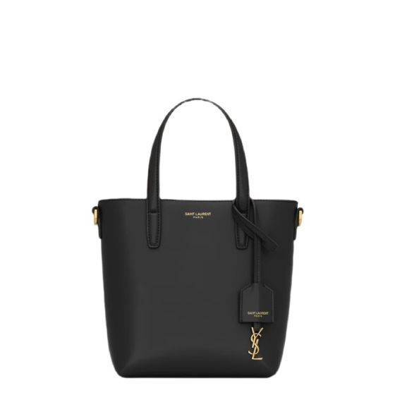 Mini Toy SHOPPING SAINT LAURENT in box leather