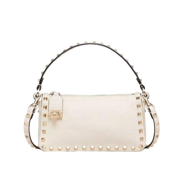 Valentino SMALL ROCKSTUD GRAINY CALFSKIN CROSSBODY BAG