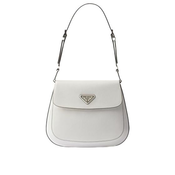 Medium Prada Cleo brushed leather shoulder bag
