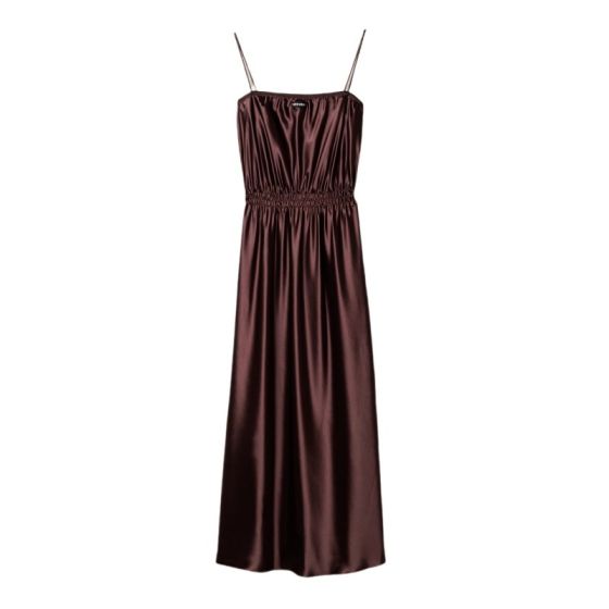 MIU MIU Long satin dress
